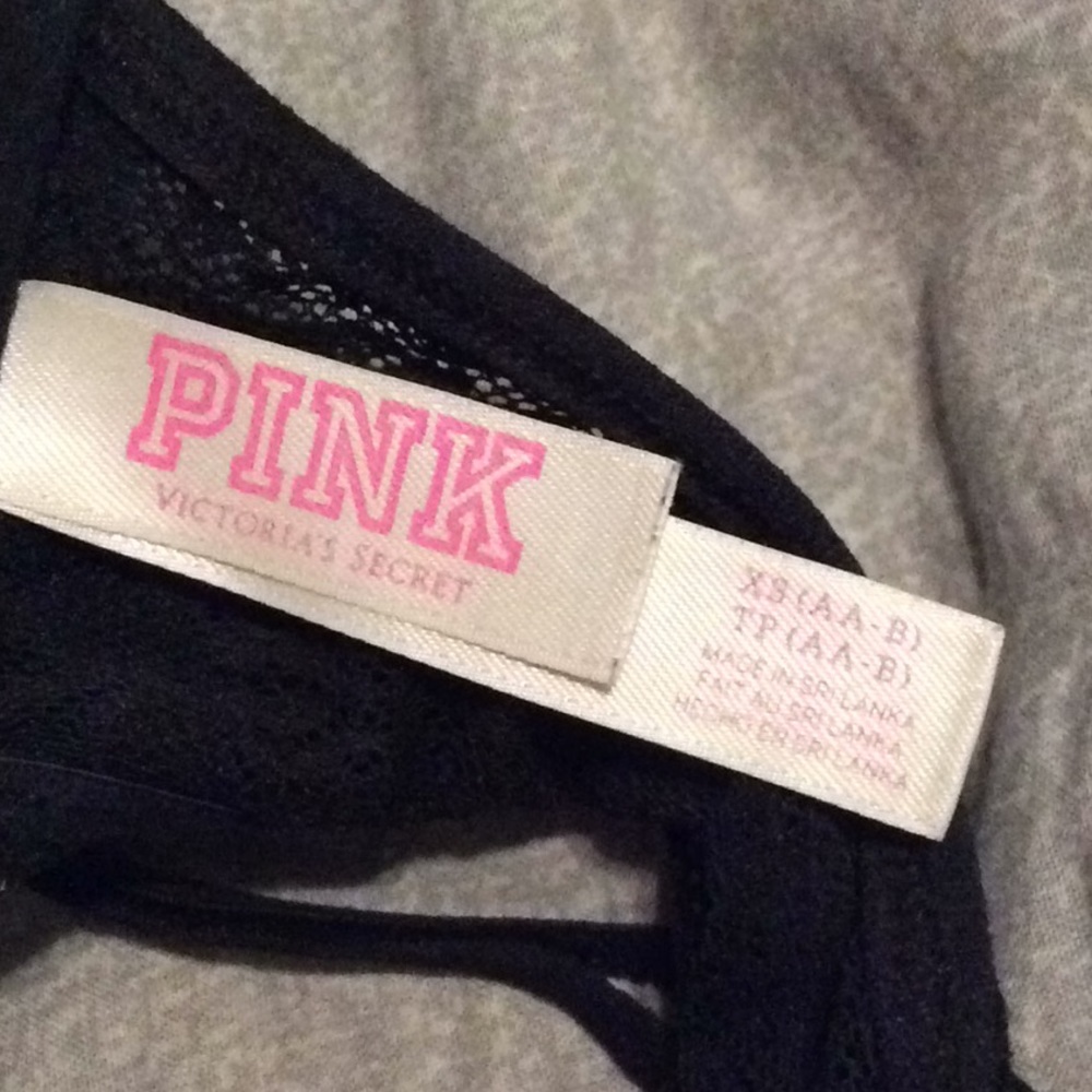 Pink Victoria’s Secret lace lightly lined bra - Picture 4 of 4
